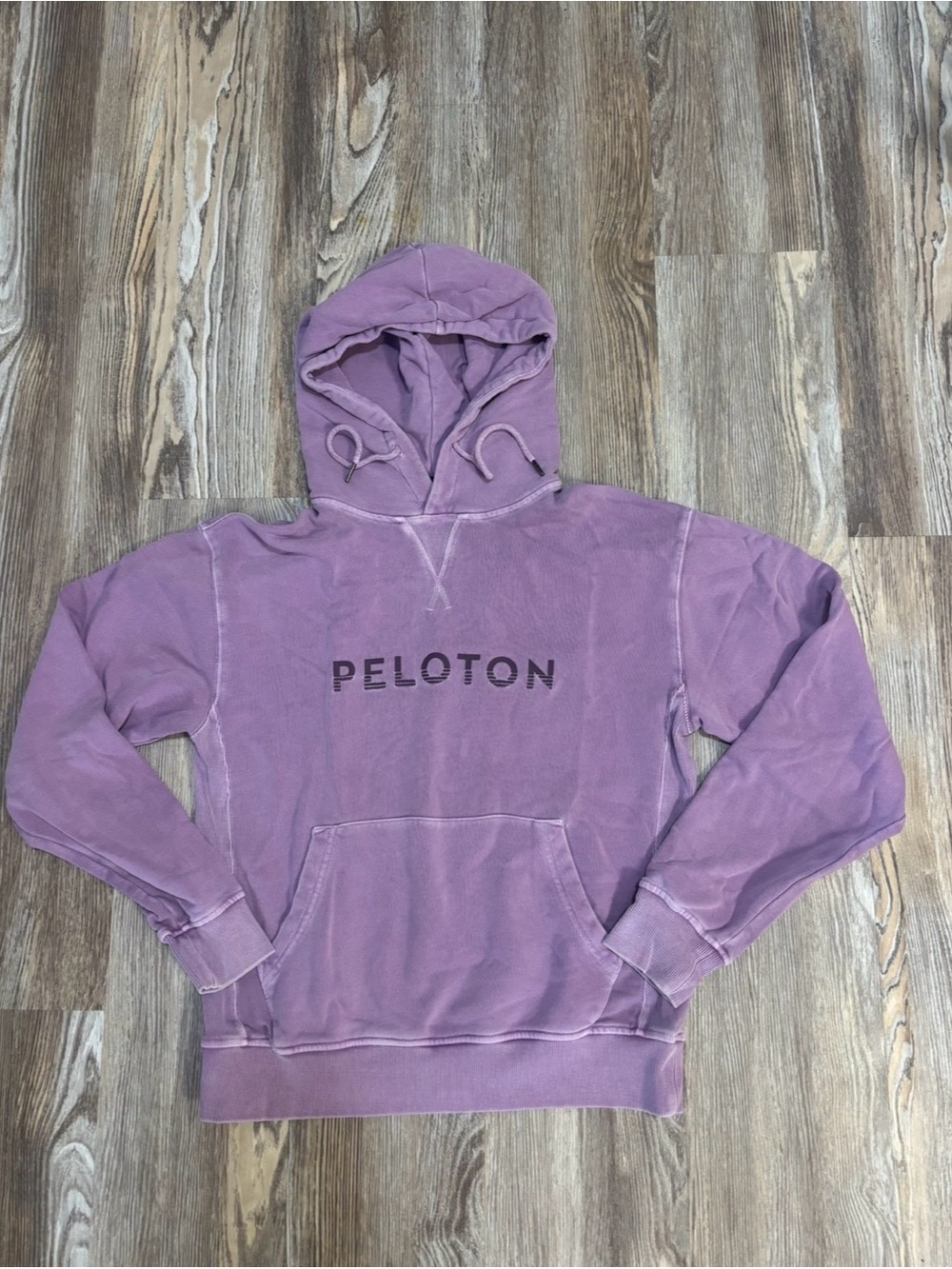 Peloton Men's Lavender Zip-Up Hoodie Sweater